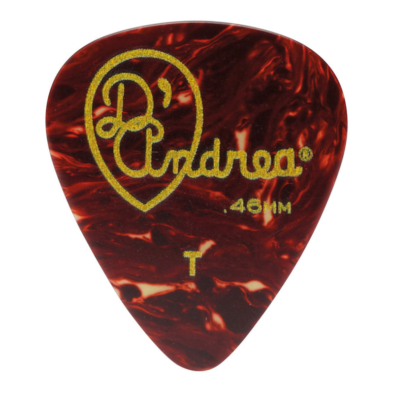 D'Andrea 351 Classic Celluloid Pick Tin ~ Heavy ~ 12 picks