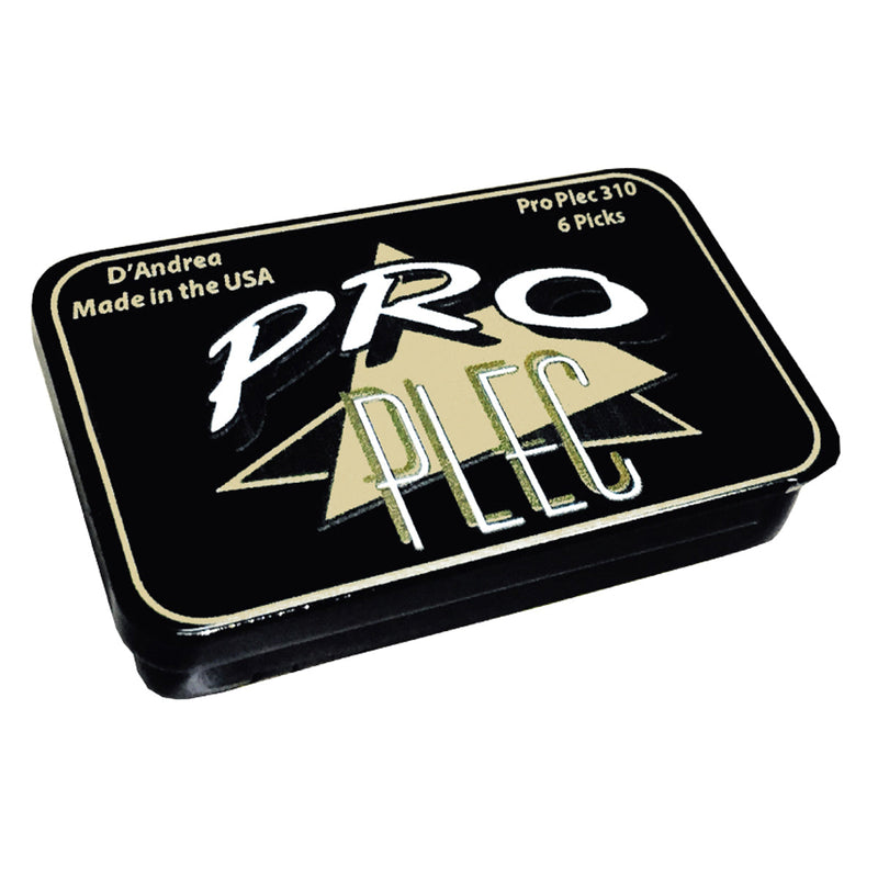 D'Andrea Pro Plecs Pick Tin ~ Standard ~ 6 Picks