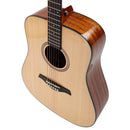 Vintage Performer Series Acoustic Folk Guitar ~ Natural Gloss