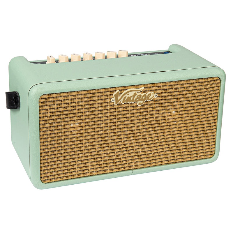 Mint Green Vintage Retro 25W Guitar Amplifier with DSP