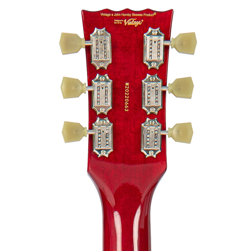 Cherry Red Vintage REVO Series 'Superthin' Electric Guitar