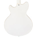 Arctic White Vintage REVO Series 'Custom Supreme' Semi-Acoustic Guitar