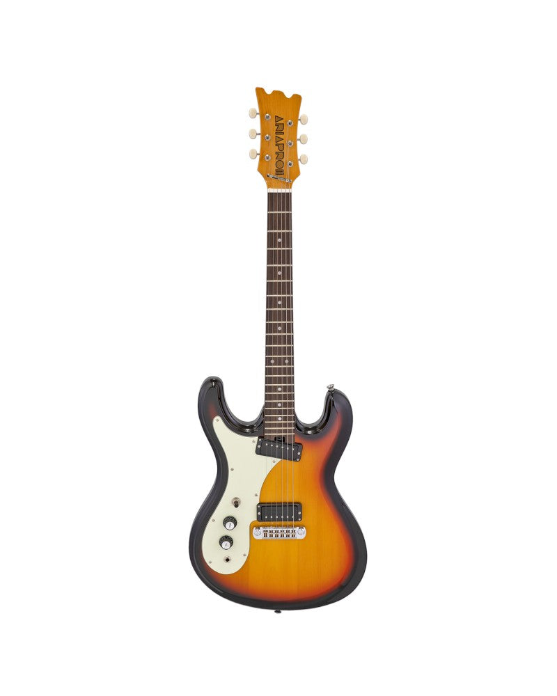 Aria Electric Guitar - DM 206 Left Handed - 3 Tone Sunburst