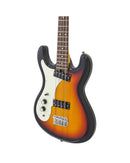 Aria Bass Guitar - DMB 206 - Left Handed - 3 Tone Sunburst
