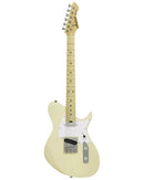 Aria Electric Guitar - JET TL - See Through Vintage White