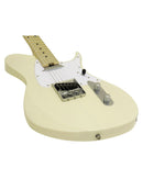 Aria Electric Guitar - JET TL - See Through Vintage White