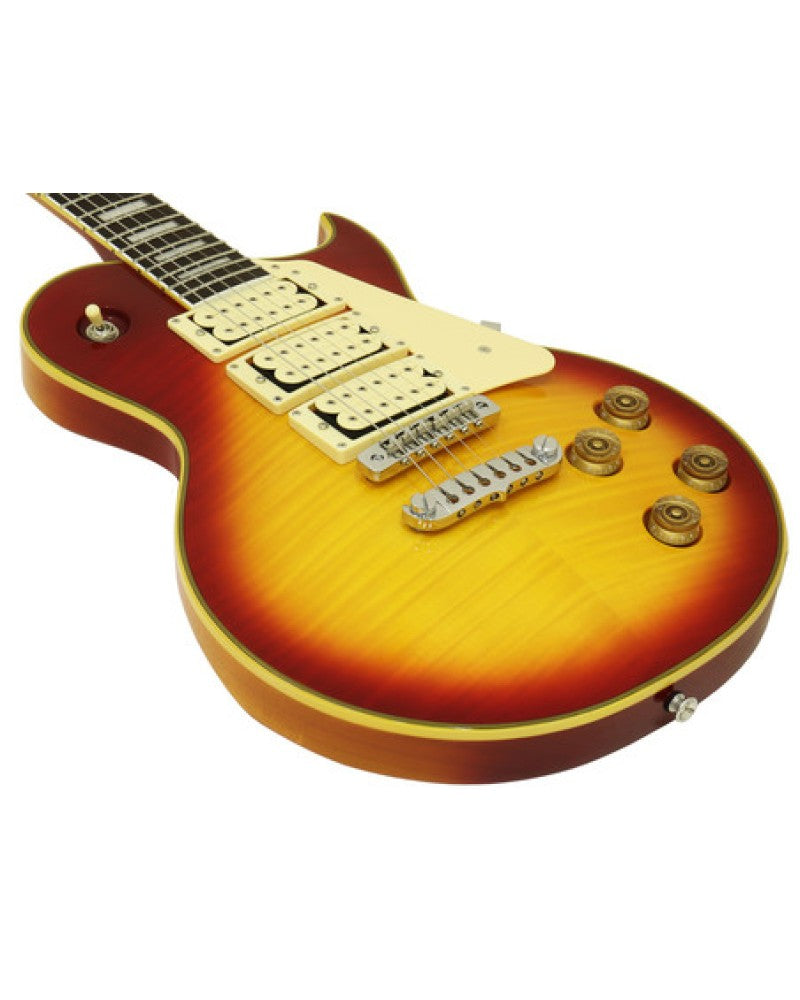 Aria Electric Guitar - PE 590AF - Aged Cherry Sunburst