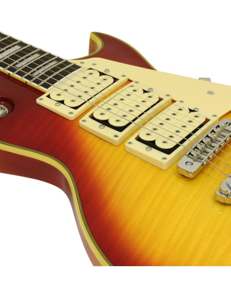 Aria Electric Guitar - PE 590AF - Aged Cherry Sunburst