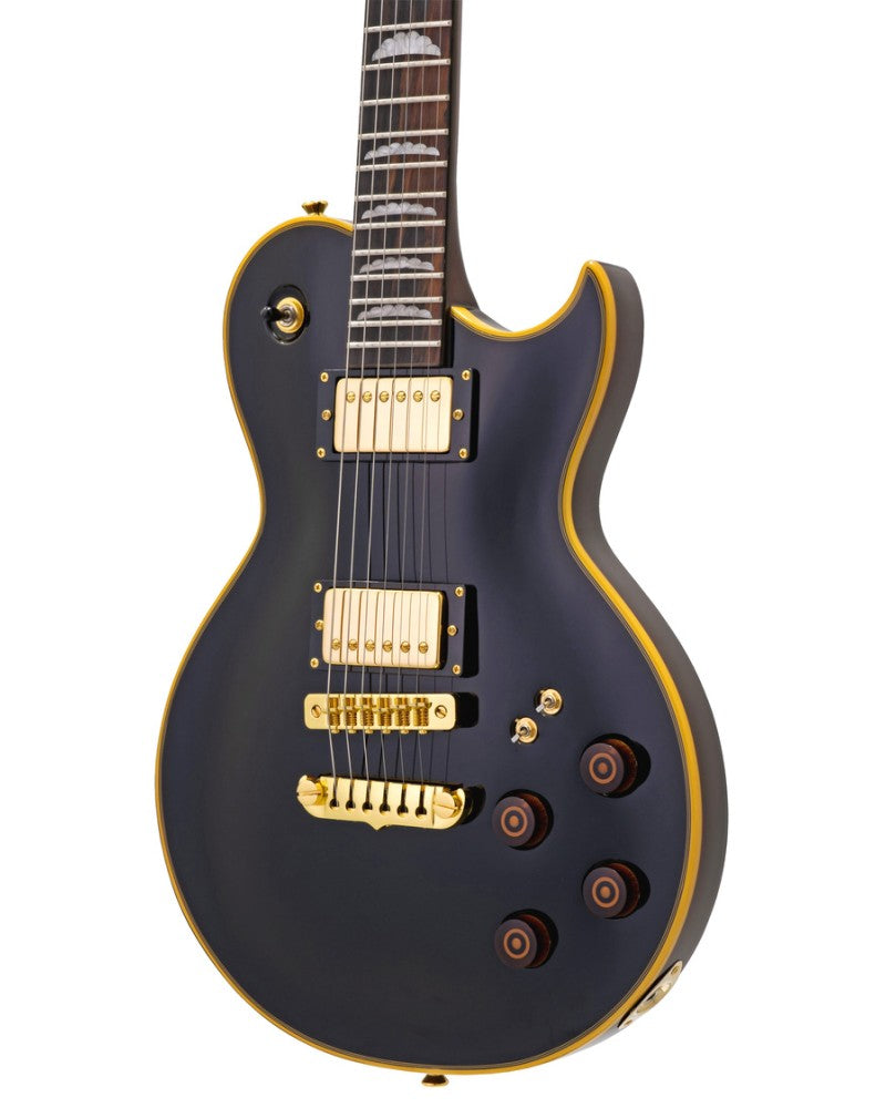 Aria Electric Guitar - PE F80 - Black Top