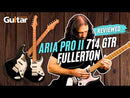 Aria Electric Guitar - 714 GTR - Black