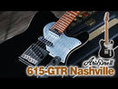Aria Electric Guitar - 615 GTR - Black