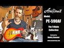 Aria Electric Guitar - PE 590AF - Aged Cherry Sunburst