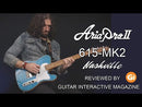 Aria Electric Guitar - 615 MK2 Left Handed - Turquoise Blue