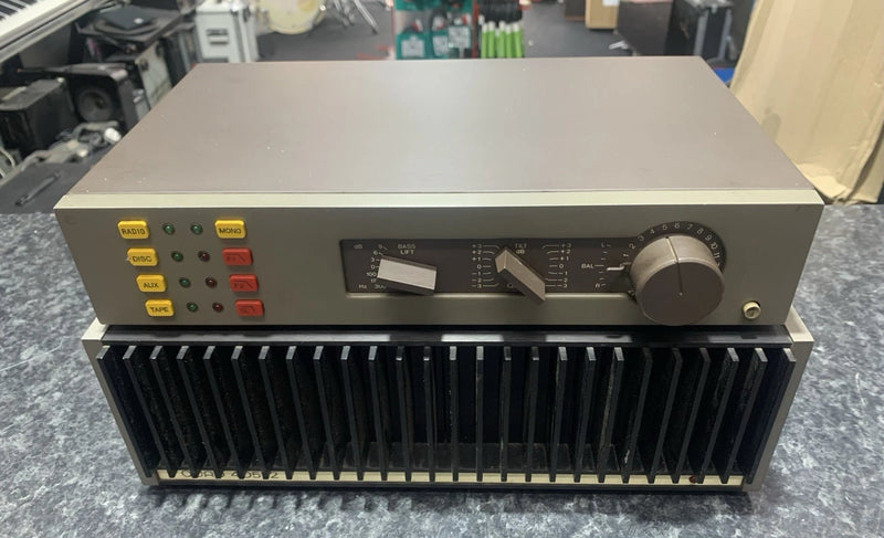 Quad 34 and Quad 405-2 (100 watts per Channel) Hi Fi Stereo Amplifier System