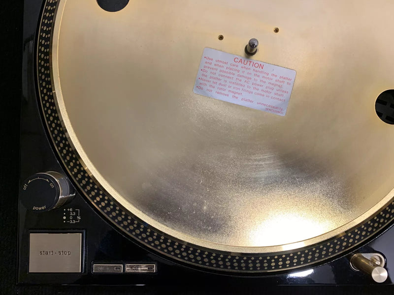 Technics SL-1200's Ltd Gold Limited Edition DJ Turntables Record Players (Pair)