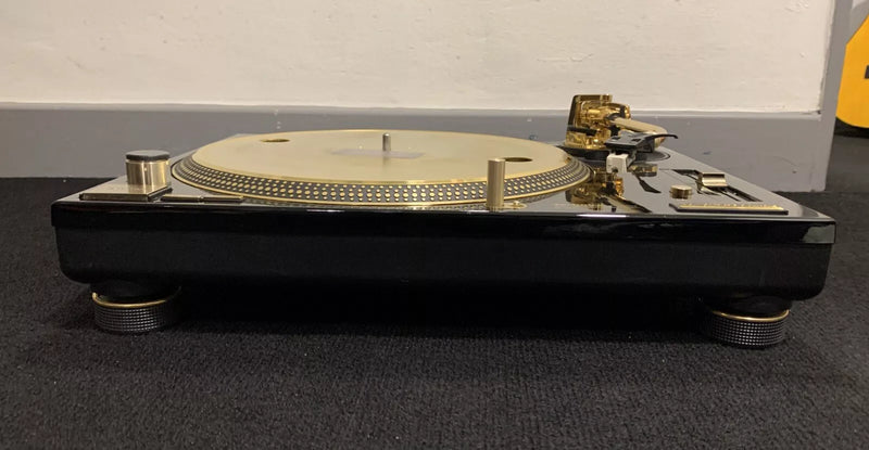 Technics SL-1200's Ltd Gold Limited Edition DJ Turntables Record Players (Pair)