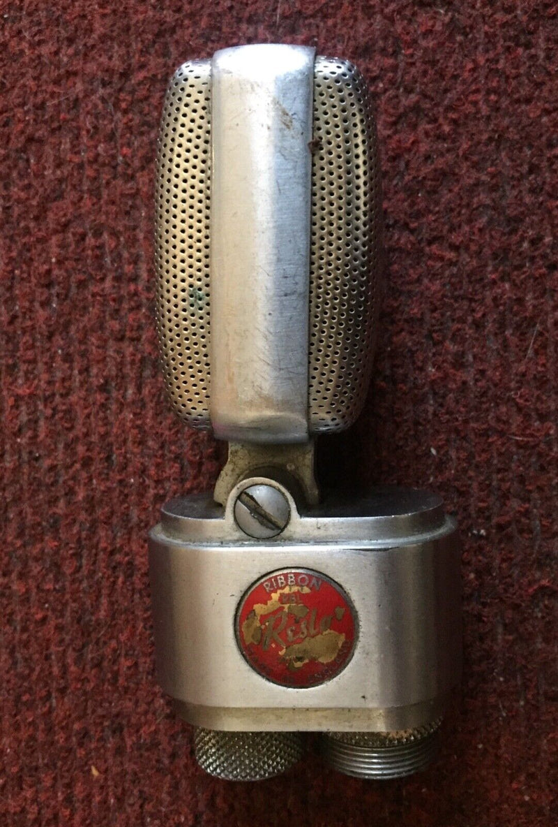 RARE Vintage Reslo Ribbon Studio microphone