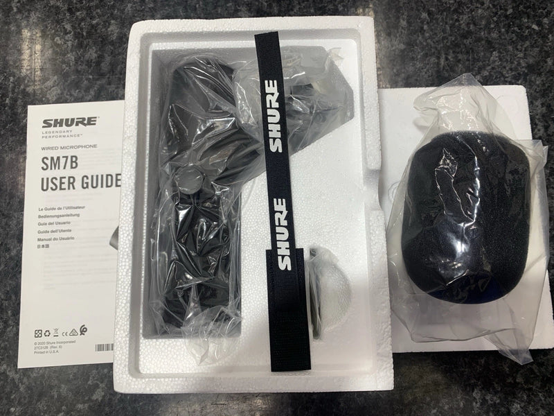 Shure SM7B Cardioid Dynamic Vocal Broadcast Microphone