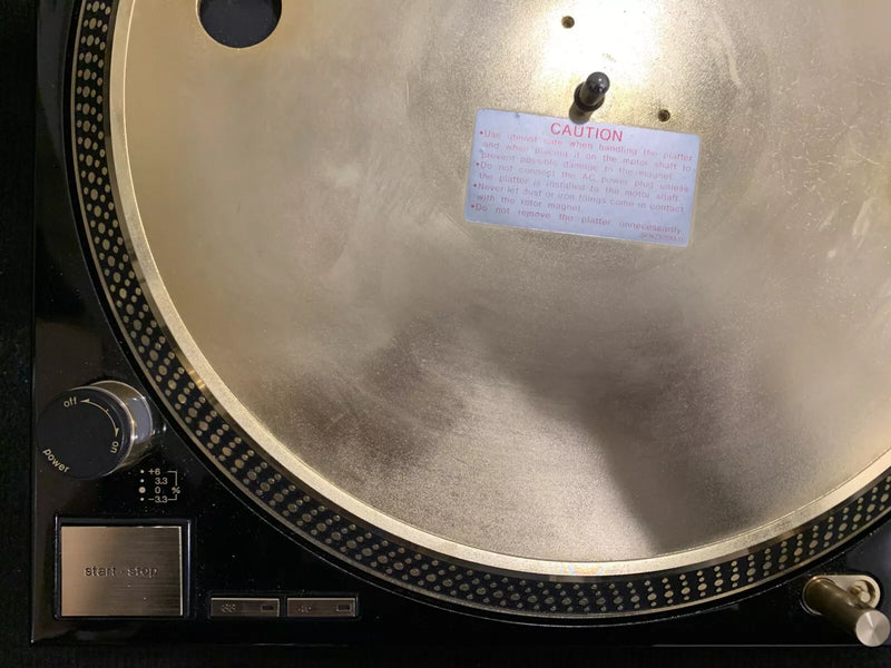 Technics SL-1200's Ltd Gold Limited Edition DJ Turntables Record Players (Pair)