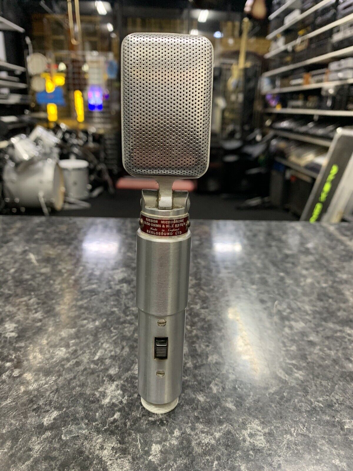 RARE Vintage Reslo Reslosound Hi-Z RBTS/H - Beatles Ribbon Microphone