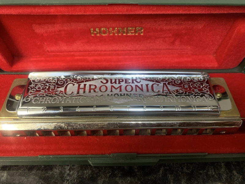 M. Hohner "Super Chromonica" Chromatic Harmonica Model 270 in C w/ Case