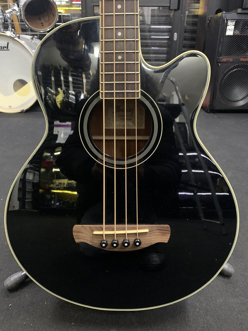 Ibanez Electro Acoustic Bass Guitar AEB8E-BK 1203 - Pro Setup