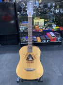 Luna Dragonfly Travel Acoustic 3/4 Guitar - Pro Setup