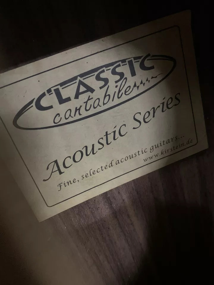 Classic Cantabile AB-40 Electro-Acoustic Bass Guitar - Pro Setup