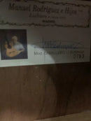 Manuel Rodriguez E Hijos Caballero 11 Bubinga Classical Guitar Made In Spain