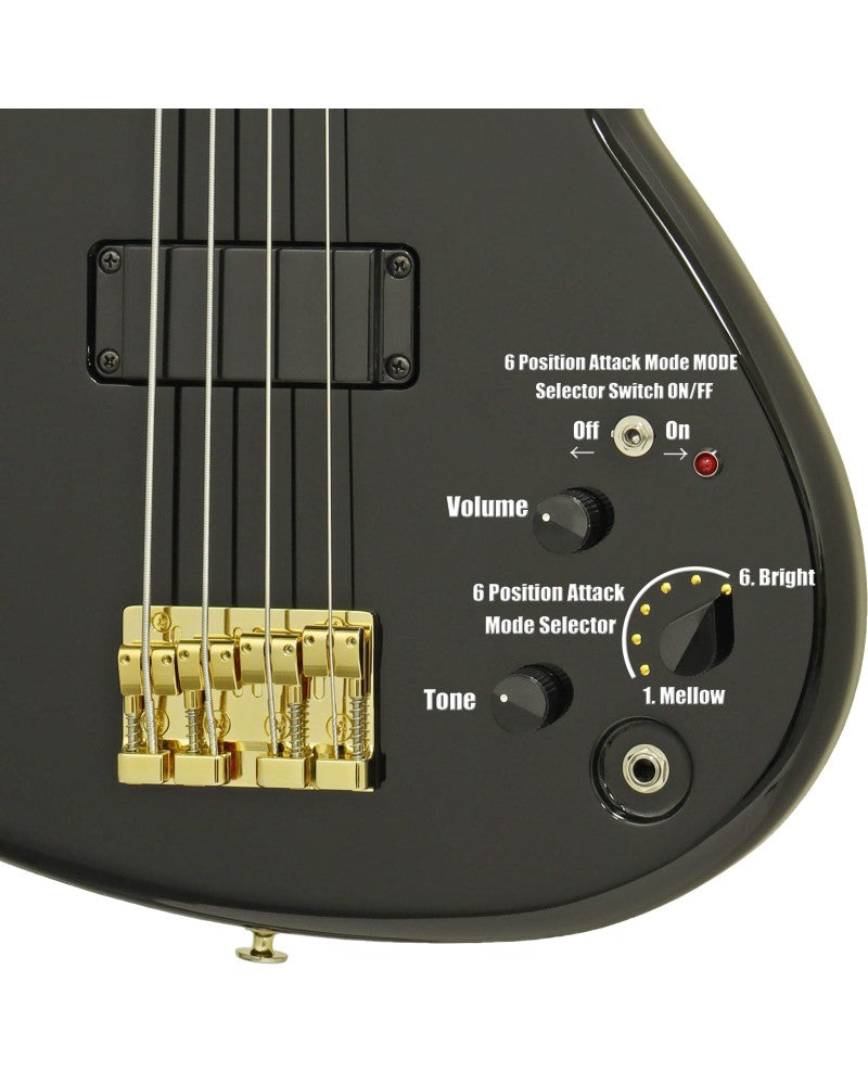 Aria Bass Guitar - SB 1000 - Black