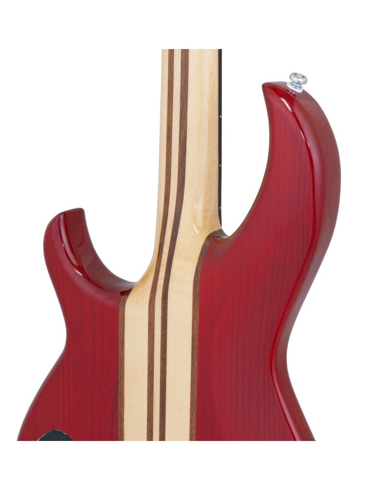 Aria Bass Guitar - SB 700 - Paduak Red