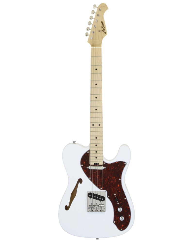 Aria Electric Guitar - TEG TL - White (Tortoise Pickguard)