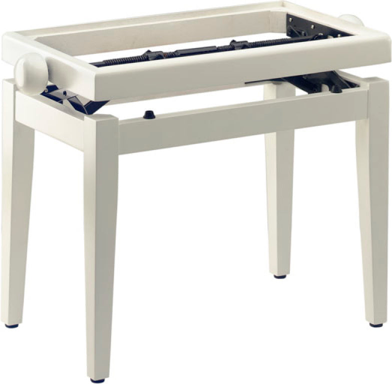 Stagg White matt piano bench, without top