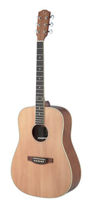 JN Guitars Asyla series 4/4 dreadnought acoustic guitar with solid spruce top, left-handed model