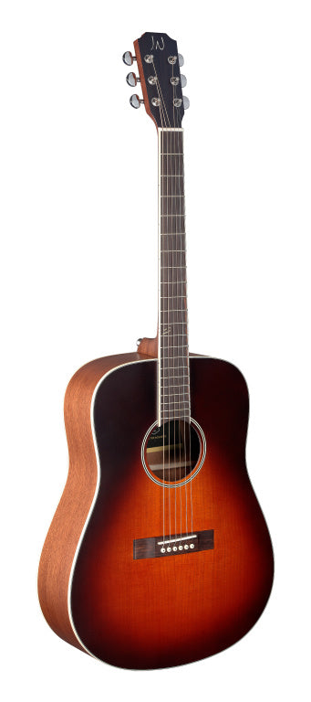 JN Guitars 4/4 acoustic dreadnought guitar with solid cedar top, Ezra series