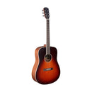 JN Guitars 4/4 acoustic dreadnought guitar with solid cedar top, Ezra series