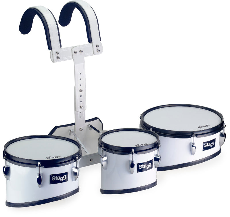 Stagg Marching trio tom set with aluminium lightweight carrier