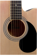Stagg Auditorium cutaway acoustic-electric guitar with basswood top