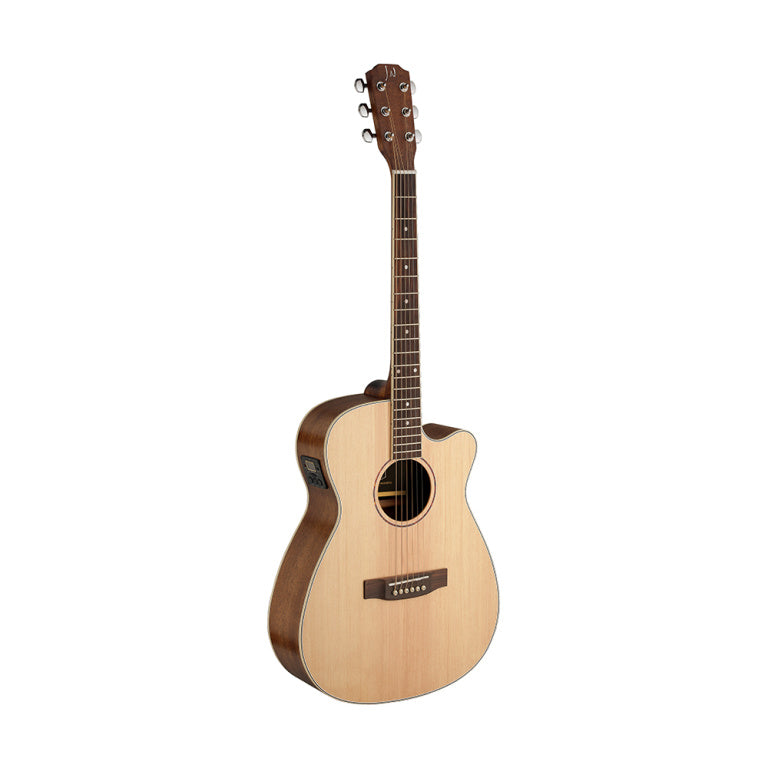 JN Guitars Asyla series 4/4 cutaway auditorium acoustic-electric guitar with solid spruce top