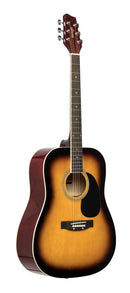 Stagg Sunburst dreadnought acoustic guitar with basswood top