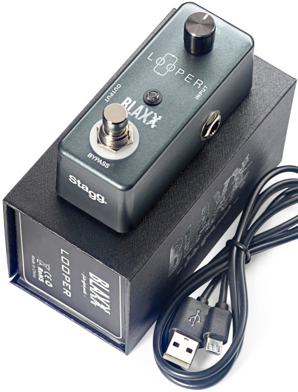 Stagg BLAXX looper pedal for electric and bass guitars