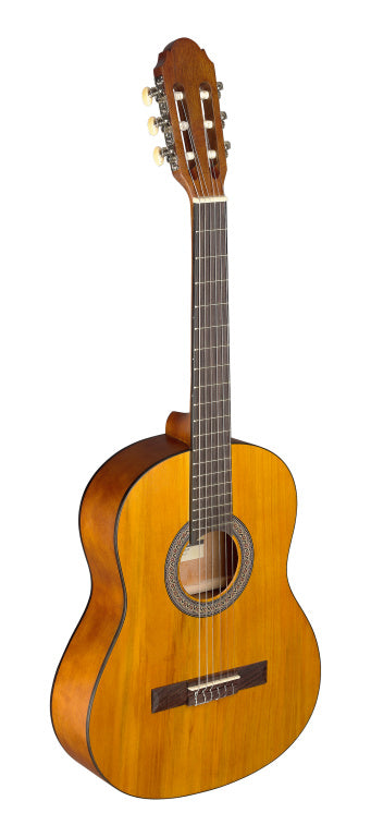 Stagg 3/4 natural-coloured classical guitar with linden top