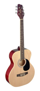 Stagg 4/4 natural-coloured auditorium acoustic guitar with basswood top