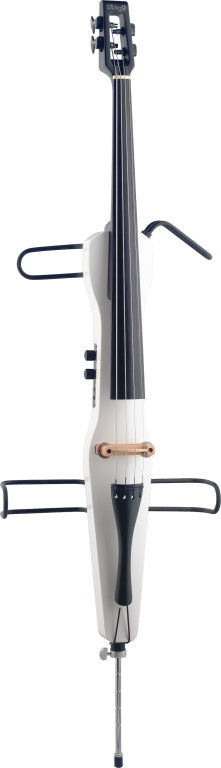 Stagg 4/4 electric cello with gigbag, white