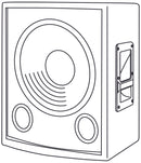 QT18S Bass box 45cm (18") - 500W