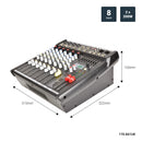 CSP-408 powered mixer 400W