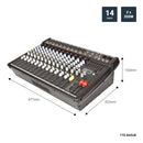 CSP-714 powered mixer 700W