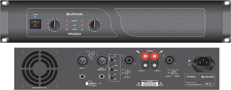 PPX300 power amplifier