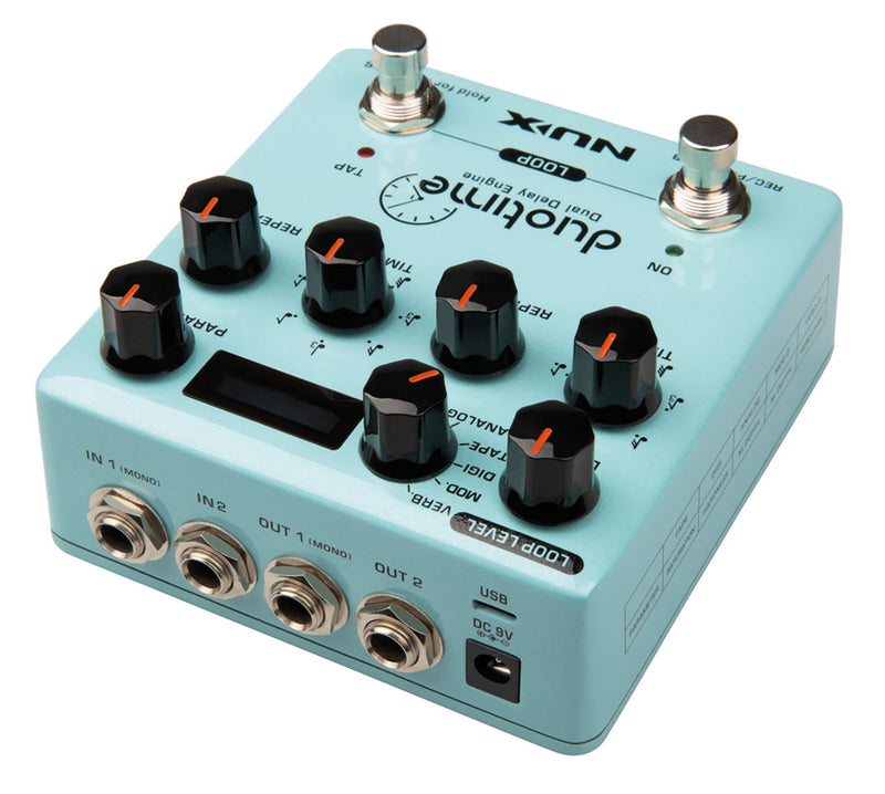 NuX Duo Time Dual Delay Pedal