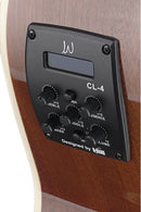 JN Guitars Dark cherryburst acoustic-electric auditorium guitar with solid spruce top, Bessie series